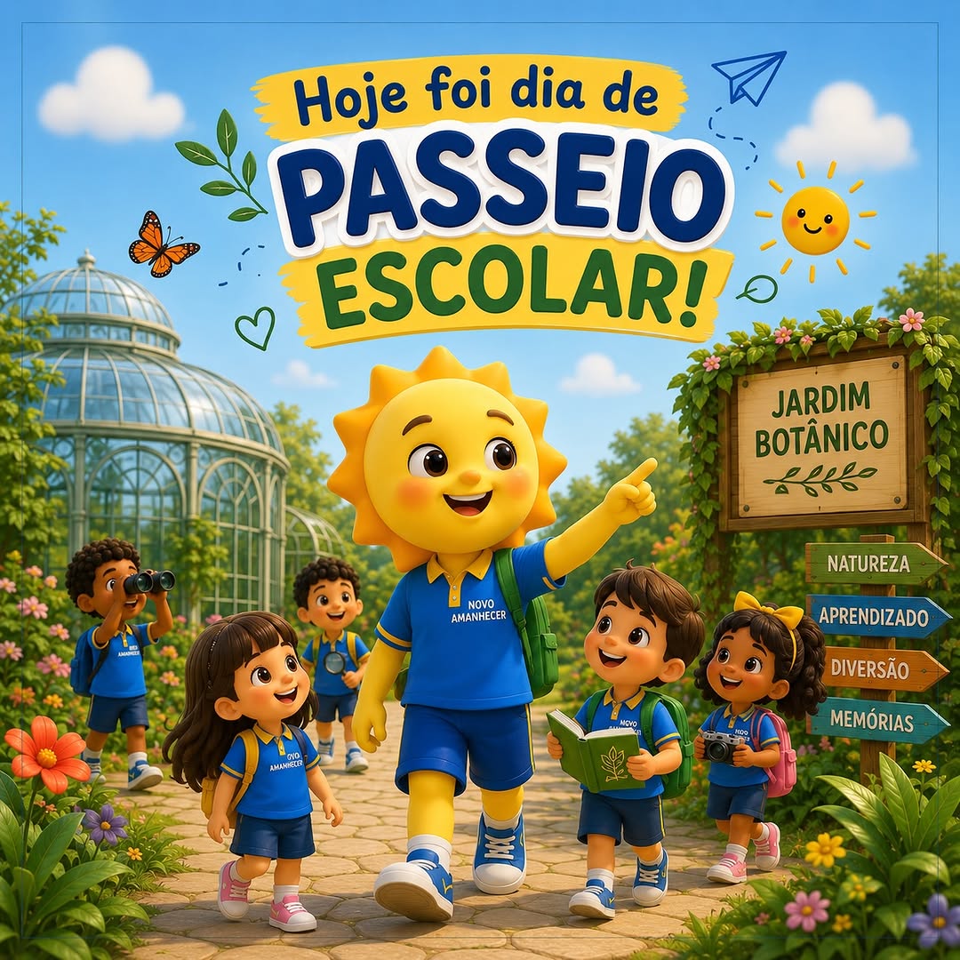 Post do passeio ao jardim botânico